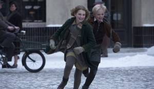 The Book Thief: Nico Liersch (Rudy) en Sophie Nélisse (Liesel) The Book Thief: Nico Liersch (Rudy) en Sophie Nélisse (Liesel)