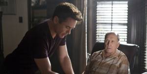 The Judge: Robert Downey Jr. (Hank Palmer) en Robert Duvall (Judge Joseph Palmer) The Judge: Robert Downey Jr. (Hank Palmer) en Robert Duvall (Judge Joseph Palmer)