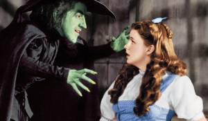 The Wizard of Oz: Margaret Hamilton (Miss Gulch) en Judy Garland (Dorothy) The Wizard of Oz: Margaret Hamilton (Miss Gulch) en Judy Garland (Dorothy)