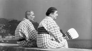 Tokyo Story: Chieko Higashiyama (Tomi Hirayama) en Chishu Ryu (Shukishi Hirayama) Tokyo Story: Chieko Higashiyama (Tomi Hirayama) en Chishu Ryu (Shukishi Hirayama)