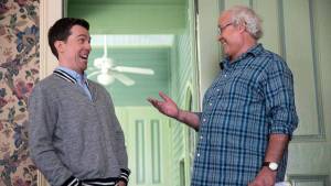 Vacation: Ed Helms (Rusty Griswold) en Chevy Chase (Clark Griswold) Vacation: Ed Helms (Rusty Griswold) en Chevy Chase (Clark Griswold)