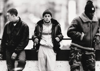 Vincent Cassel, Saïd Taghmaoui en Hubert Koundé in La Haine