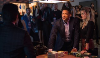 Margot Robbie en Will Smith in Focus