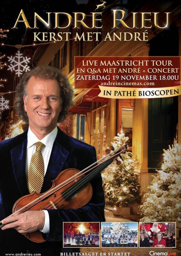 André Rieu Kerst met André (2016) ǀ Bioscoopagenda