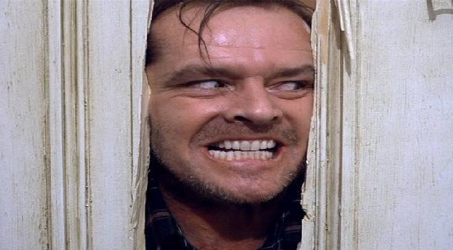 Nicholson in The Shining.
