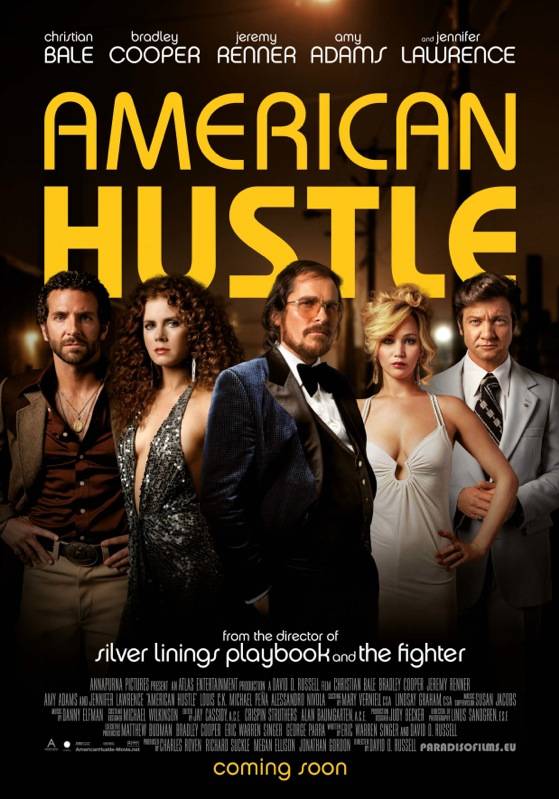 American Hustle poster, © Paradiso