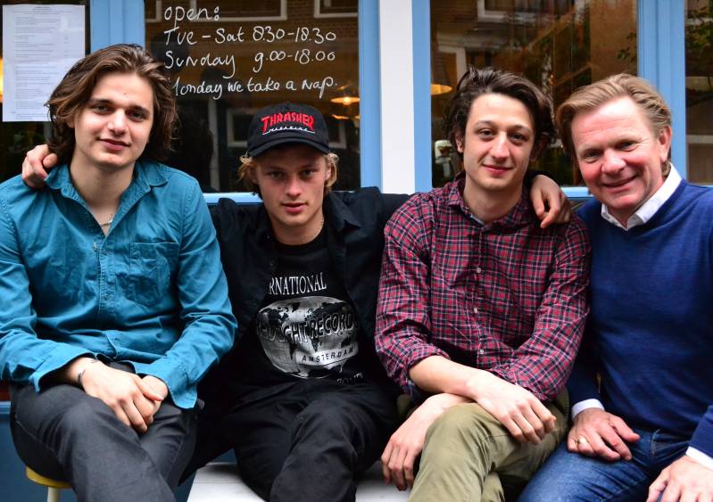 Chris Peters, Jonas Smulders, Minne Koole en Michiel van Erp, (c) Maarten De Groot