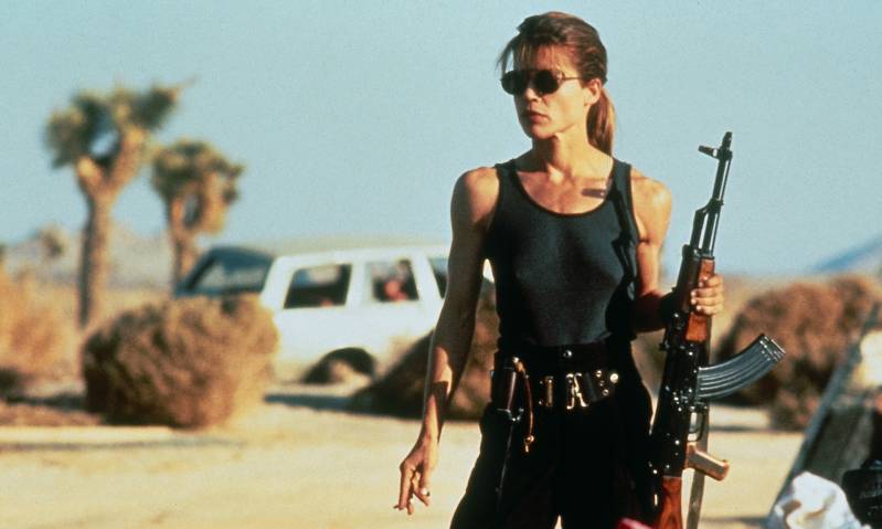 Linda Hamilton als Sarah Connor in Terminator 2 (1991)