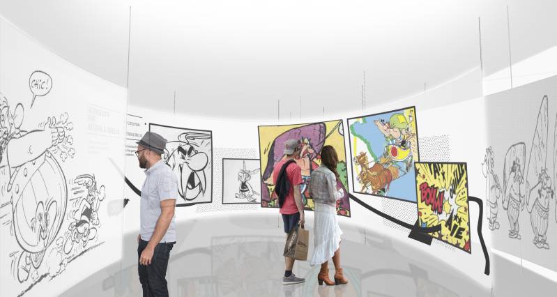 Artistieke impressie van inrichting Storyworld © 2018 Groninger Forum