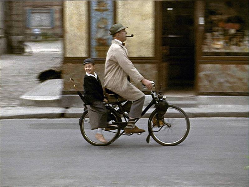 Alain Bécourt en Jacques Tati in Mon oncle (1958)