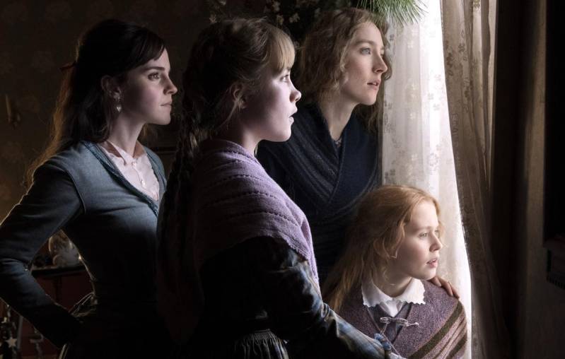 Still uit Little Women: Emma Watson, Florence Pugh, Eliza Scanlen en Saoirse Ronan (c) 2019 Sony Pictures Releasing | Universal