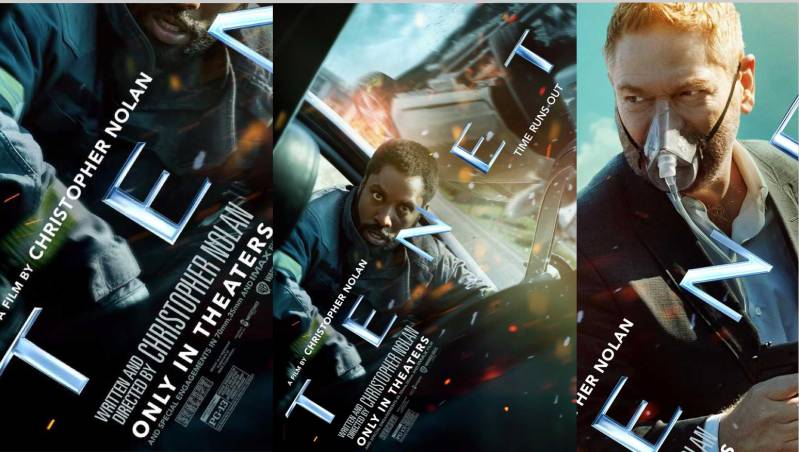 Compilate van twee Posters Tenet Â© 2020 Warner Bros.