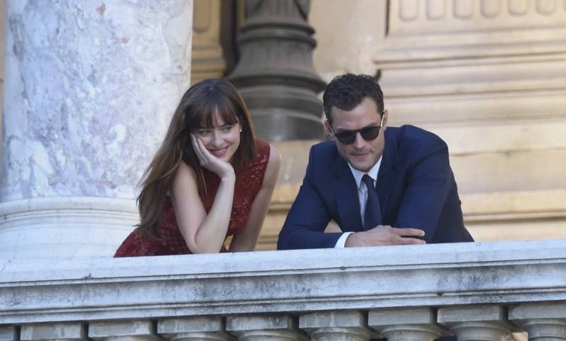 Dakota Johnson en Jamie Dornan in Fifty Shades Freed