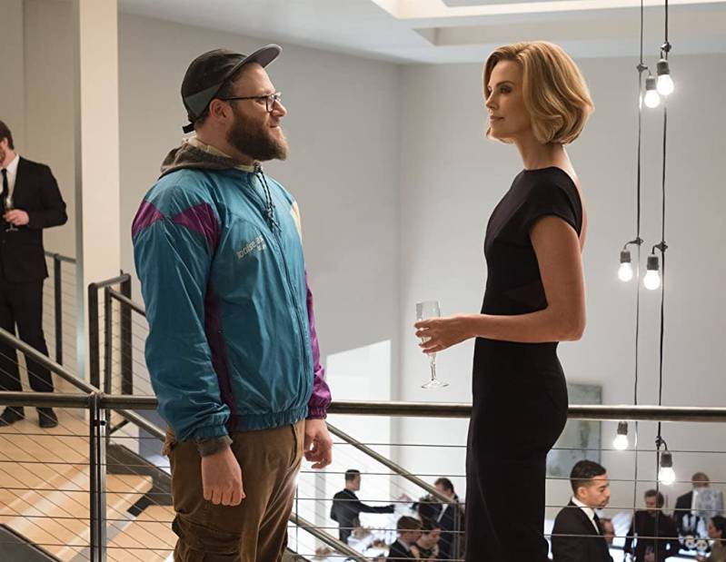 Charlize Theron en Seth Rogen in Long Shot (2019)