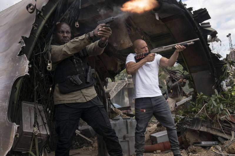 Tyrese Gibson en Vin Diesel in Fast & Furious 9