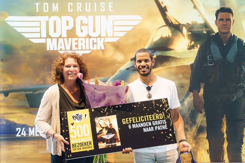 500.000 bezoekers voor Top Gun: Maverick