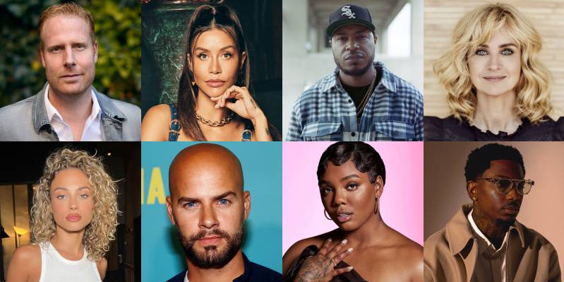 v.l.n.r. en bovenste rij eerst: Ferdi Stofmeel, Jaimie Vaes, Julmar ‘Adje’ Simons, Daphne Deckers,
Rose Bertram, Oscar Aerts, Vonneke Bonneke en Eljero Elia