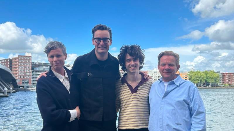 v.l.n.r.: Han van Wieringen, Splinter Chabot, Roman Derwig en Michiel van Erp