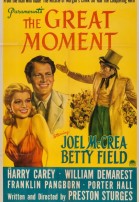 The Great Moment poster