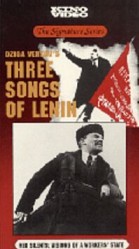 Three songs of Lenin poster